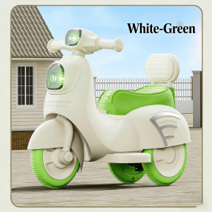 Kids Electric Motorcycle Ride On Toy 3 Wheels Stable Trike Big Battery Powerful Motor Music Light Large Seat Toddler Boys Girls Gift