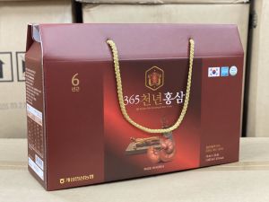 Combo 4 xách Hồng sâm nhung linh chi 365 Hàn Quốc 20 gói x 70ml ( túi xách ) - Bồi bổ sức khỏe phòng ngừa bệnh tật