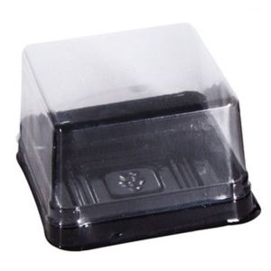 KIDS COY 50pcs Square Packing Box Moon Cake Muffins Egg-Yolk Puff Festive Party Supplies Packaging Box Cupcake Container Mooncake Boxes