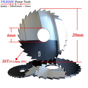 20 25 30mm Tungsten Steel Carbide Saw Blade And 6mm Cutter Arbor 20x6mm Solid Carbide Milling Cutter 25x6mm 30x6mm CNC Saw Blade