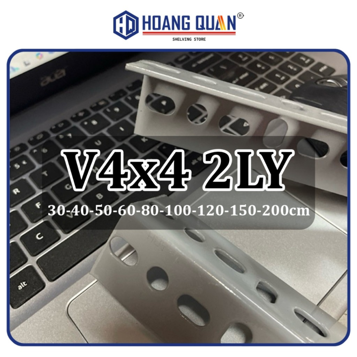 Sắt V Lỗ 4x4 4x6 DÀY 2LY Sơn Tĩnh Điện - Cây Sắt V Đục Lỗ Xám Nhiều ...