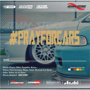 PFC02 Sticker mobil sticker PRAYFORCARS sticker cutting