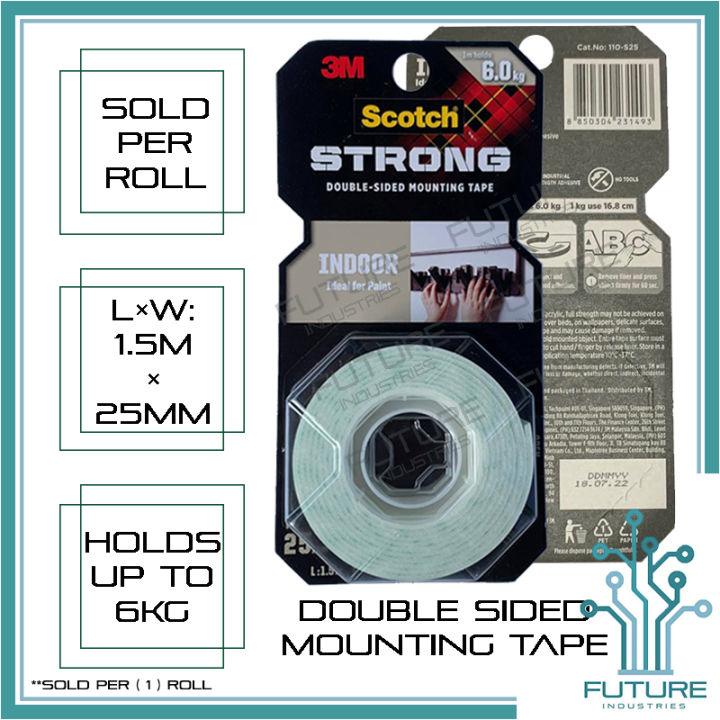 Scotch Permanent Double-Sided Tape - 6 Rolls Clear Photo-Safe Adhesive For Crafts