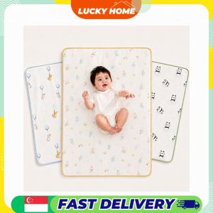 【Lucky Home】 【十月结晶|TEN-M JOURNEY|OCTOBER CRYSTAL】 Baby Waterproof Bed Pad Reusable Cotton Diaper Changing Mat Mattress