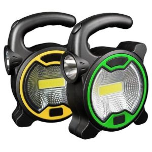 Senter Mini BATRAI Super Terang COB WORK LIGHT Lampu Senter Mini Gunung T 915