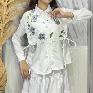 CRS- NARIKA BLOUSE TALI COMBI MOTIF BUNGA / ATASAN BLOUSE WANITA