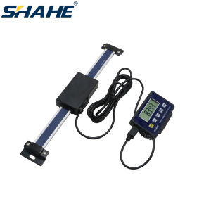 SHAHE รีโมทคอนโทรลอุปกรณ์วัดระยะในแนวเส้นตรงแบบดิจิตอล0-150/200/300มม. 0.01มม. ตราชั่งแบบอ่านตัวเลขสำหรับเครื่องกลึงเครื่องมิลลิ่ง