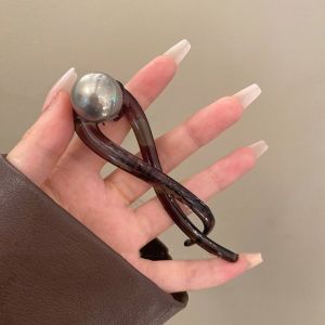 QIWANBA19 เครื่องมือจัดแต่งทรงผม คลิปเกลียวลูกปัด กิ๊บติดผม กบหัวเข็มขัด คลิปจับสาย ง่ายๆ คลิปหนีบผม คลิปหางม้า สำหรับผู้หญิง