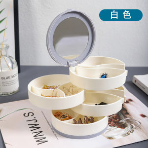 Multilayer rotating small delicate storage box