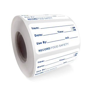 500pcs/roll Food Labels for Catering Food Date Storage Labels Food Safety Date Sticker