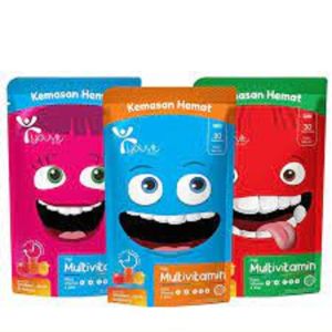 Youvit Multivitamin Anak dan Omega3 Anak isi 7 Gummies untuk 7 Hari