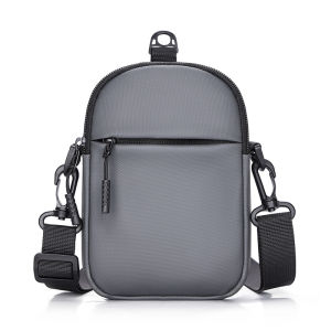 High quality mens diagonal cross bag waterproof chest bag fashionable mini trendy single shoulder backpack