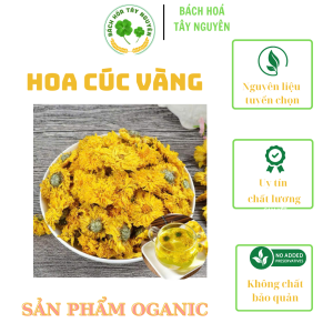 Trà Hoa Cúc Vàng Nguyên Bông Sấy Khô 100gr Thanh Mát Giải Nhiệt