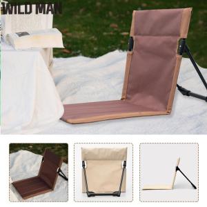 Foldable Camping Chair with Carry Bag Backrest Cushion Chair for Fishing Travel