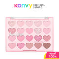 Dasique Mood Shadow Palette 10.5g #07 Love Heart พาเลทอายแชโดว์หัวใจ 20 เฉดสี คอลเลกชั่น Sweet Heart. 