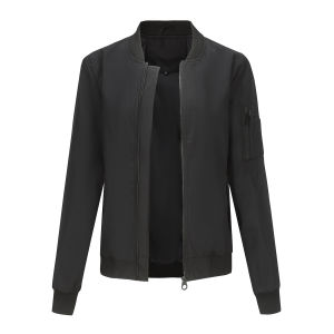 89 [Ready Stock] New Europe Stylish Long Sleeve Slim Zip Coat er Jacket BY0619 Jacket Women