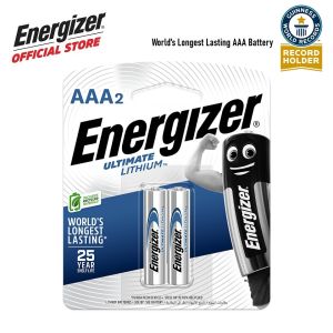 Energizer Ultimate Lithium AAA 2s Batteries