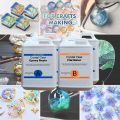 Keo Epoxy đổ mặt bàn, Nhựa epoxy trong suốt đổ khuôn silicone, Epoxy resin làm handmade - Bộ 1kg - LRAB 312. 