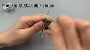 ZoeRax 180° Network Module Wire Cutter RJ45 Module Keystone Jack Punch Down Tool Termination For CAT5 CAT6 4-Pair Jacks
