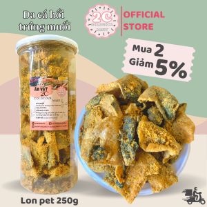 Da Cá Hồi Trứng Muối Chiên Giòn 250g 2c Mart