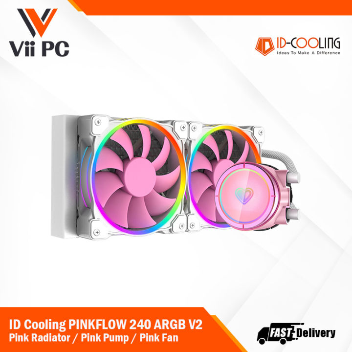 ID Cooling PINKFLOW 240 ARGB V2 CPU Water Cooler (LGA 1700 Compatible