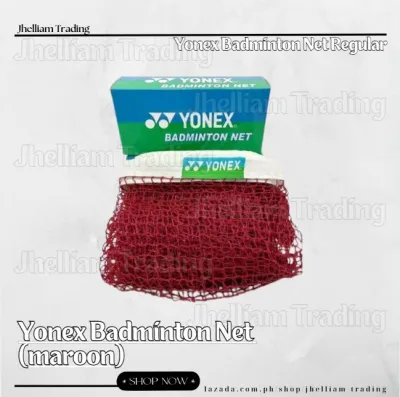 Yonex Badminton Net Heavy duty tournament size (maroon)