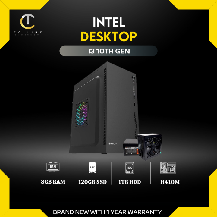 [ Customized PC Specs ] Intel i3 10th Gen Processor CPU H510M