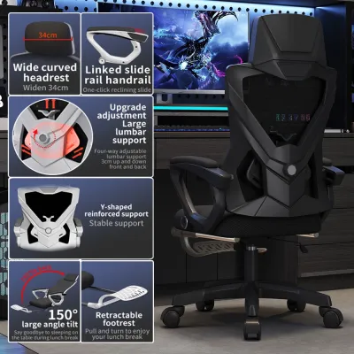 FROCILL【3 Years Warranty】OC003 ergonomic gaming chair office chair Versatile Design