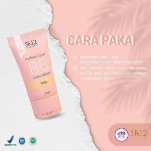 BB Cream wajah glowing tahan lama Anti Air SR12 Original Bpom Spf 25 ++