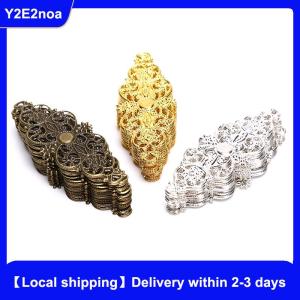 【Local shipping】 20Pcs Filigree Flower Wrap Connector Crafts DIY Embellishments Findings Jewelry