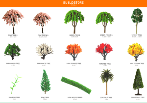8cm 6cm 4cm Miniature Trees for Miniatures Architecture Models and Perfect for Diorama Projects