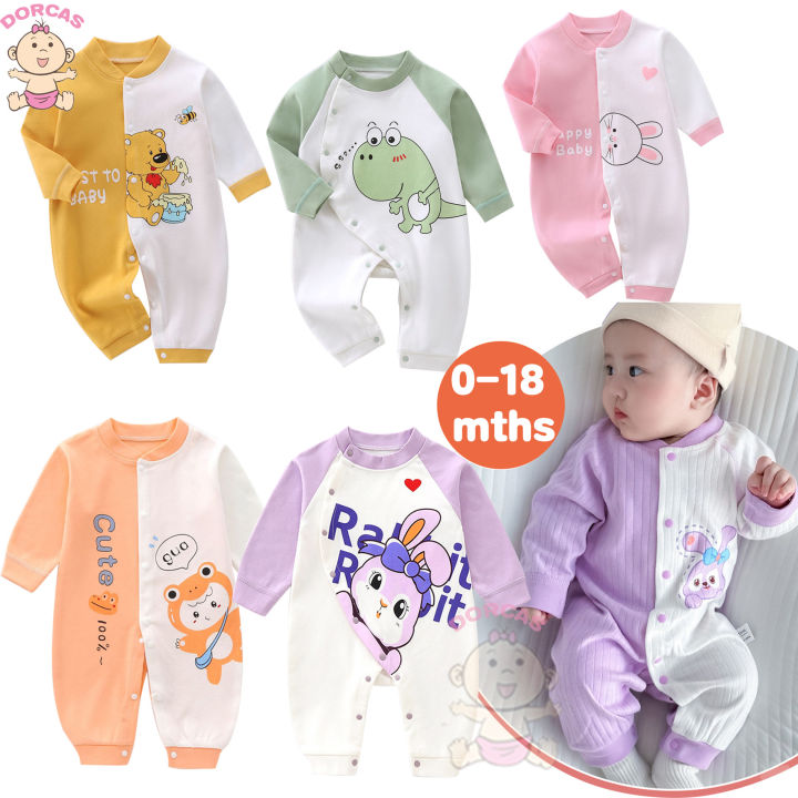 Newborn Baby Romper Jumpsuit Baby Clothing Long Sleeve Rompers