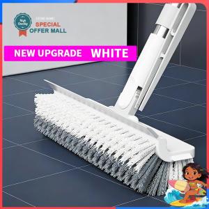 【Special Offer】Crevice Cleaning Brush Long Handle Floor Scrubber Stiff Bristle Grout Brush for Bathroom Kitchen Shower Tile Joints Corner Wall Multi Functional
