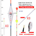 Cái/lốc 3 Cái Phao Có Đuôi Trượt + 3 Ống Phao + 1 Bộ Dây Câu + 1 Giá Đỡ Phao Dụng Cụ Câu Cá Phao Sông Hồ Nano Dụng Cụ Câu Cá.