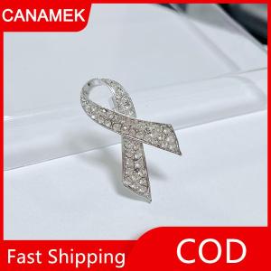 【CANAMEK】 Hợp kim đơn giản màu đen trắng Ribbon Pin huy hiệu Trâm tang lễ tưởng niệm Pin tang huy hiệu phù hợp với quần áo trang sức phụ kiện