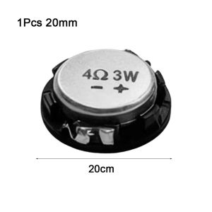 NOBLELYN 1/2Pcs 1Inch Mini Full Range Speaker 20/24/28mm 4Ohm 3W Home Theater DIY Speaker Durable Round Neodymium Loudspeaker for Bluetooth Compatible Speaker Audio Equipment DIY Accessories