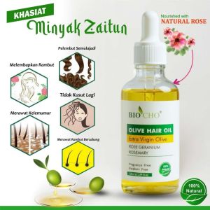 MINYAKRAMBUTZAITUN/HAIROLIVEOIL-MENGUATKANLEMBUTKANRAMBUT(Antidandruff)100%NATURAL