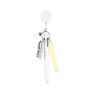 OWNNEW Retractable Nurse Pen Pack Rotatable Portable ID Badge Reels Fashion Keychain Student Badge Set