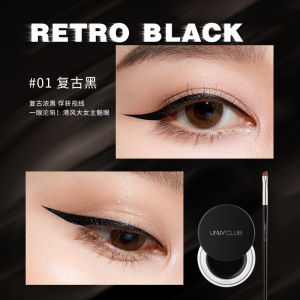 UNNY Eyeliner Gel 💄 UNNY悠宜眼线膏 Krim Kening Eyeliner Tahan Lama Waterproof Long Lasting Anti Smudge Beginner Eyeliner Pencil