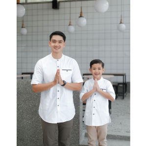 BAJU LEBARAN KOKO AYAH DAN ANAK TERBARU 2024 - KURTA ZIDAN