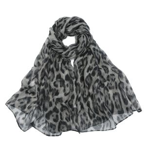 AODDO Mềm mại Khăn quàng cổ họa tiết báo Dài Khăn hijab cho phụ nữ Thời trang Băng đô nữ