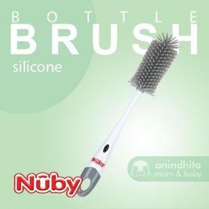 NUBY Silicone Bottle Brush Sikat Botol Silikon Sikat Dot Bayi
