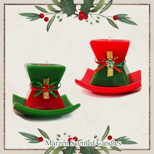 Marzen Christmas Sandtimer MIni Scented Candles Set of 2 | SANDTIMER MINI