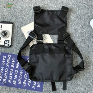 Molle Shoulder Bag Oxford Cloth Molle Chest Packs Adjustable Multiple Pockets Lightweight for Hiking Travel Cycling [Winnereco World]