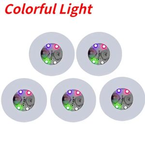 【🔥hot】20/1PCS Luminous Cup Stickers Lights 6cm LED Bottles Coaster Lamps for Bar KTV Wedding Party Cocktail Drink Cups Vase Decoration