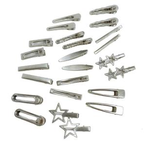 24 cái kim loại ngôi sao hairclip sáng tạo 2000S mát đơn giản kẹp tóc phim hoạt hình sidepin tạo kiểu tóc phụ kiện tất cả các tuổi tóc decors