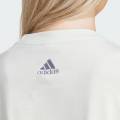 adidas ไลฟ์สไตล์ เสื้อยืด The Soft Side Linear ผู้หญิง สีเขียว IT1427. 