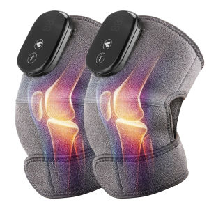 Electric Knee Heating Massager Knee Leg Joint Physiotherapy Electric Heating 3 Levels Adjustable Warm Knee Wrap Arm Wrist Brace