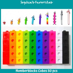 Linking Cubes with Activity Cards Set Numberblocks Math Link Cubes Snap Manipulatives Number blocks