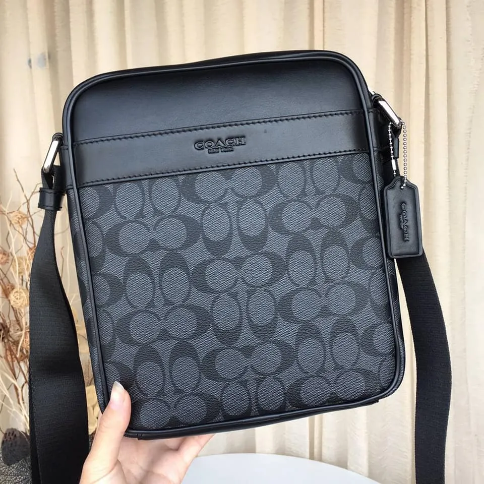 Coach monogram hot sale sling bag